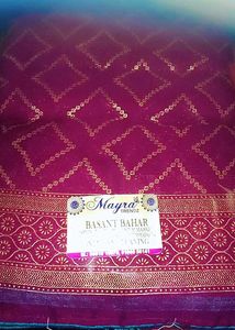 Packed Purple Saree