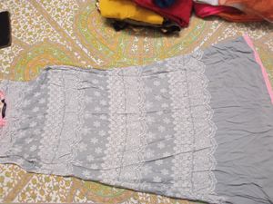 Melange Gray sleeveless kurti