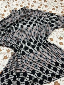 Stylish Printed Button-Up Tunic Top