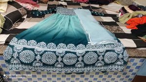Elegant Green Embroidered Kurta Set