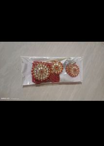 Red And Green Chokar Combo
