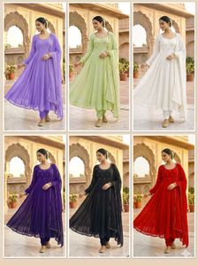 Elegant Green Kurta Set with Pants