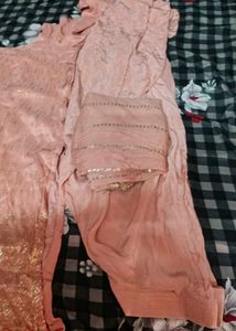Stylish Pink Patiala Suit Set