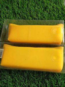 Yellow 'Life Style' Pencil Cases (Set of 1)