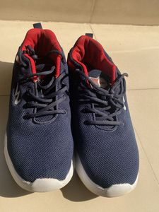 Campus Comfortable Navy Blue-Red Sport Shoes