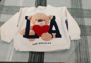 Cute LA Bear Graphic Sweatshirt