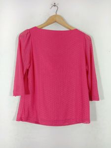Pink Casual Top (Women's)