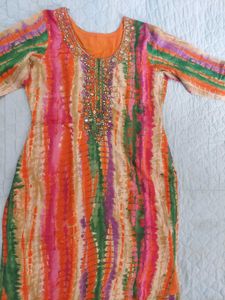 Embellished Kurta Set
