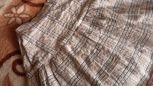 Plaid Skirt With Elastic At The Back