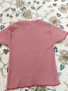 Pink Dragon Graphic Baby Tee