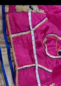 Designer Pink Embroidered Blouse