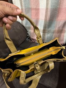 Crossbody Bag Mustard Color