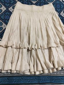 Tiered Knit Skirt