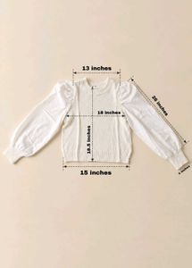 PUFF SLEEVE KNIT SWEATER