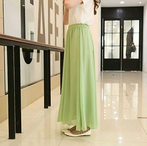Flowy Chiffon Maxi Skirt