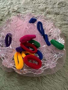 Colorful Hair Ties Set