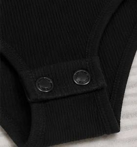 Women's Black Cut-Out Bodysuit