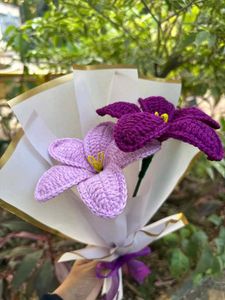 Crocheted Flower Bouquet