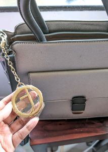 Branded Grey Purse