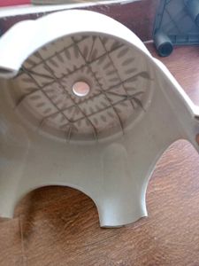 Durable White Plastic Step Stool