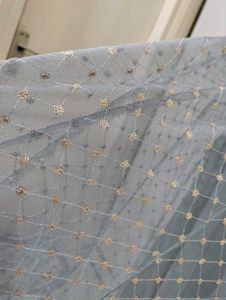 Ateesa Grey Skirt With Sequence Work