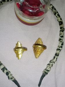 2 Ring With 1 Hairband+1 box Free