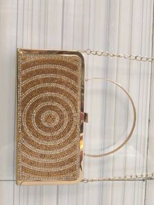 Sparkling Gold Clutch Bag