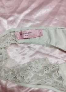Lace Trim Thong Panties (3-Pack)