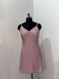 Pink Slip Dress