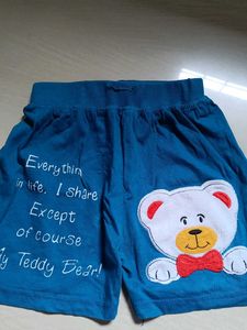 Cute Teddy Bear Shorts Set of 2