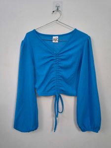Trendy Ruched Crop Top
