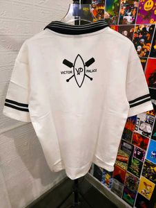 GRAPHIC PRINTED UNISEX OVERSIZE COLLAR TEE 😎🔥👀