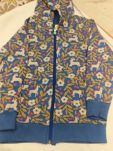 Cute Unicorn Zip-Up Hoodie