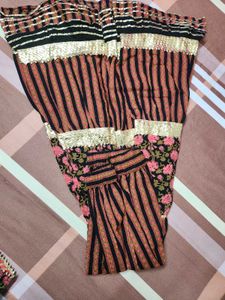 Beautiful Floral Print Kurta Set