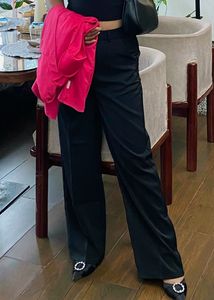 Black Straight Trousers Women