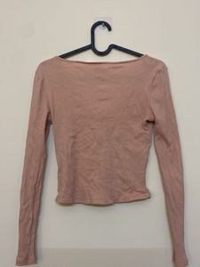Cute Pink Wrap Top