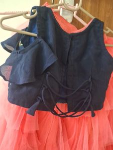 Ruffled Tulle Dress
