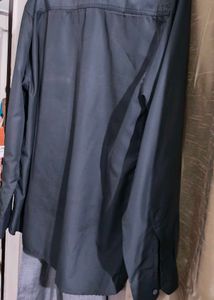 Charcoal Men's Button-Up Shirt