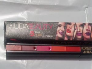 Huda Beauty Lipstick And Kajal