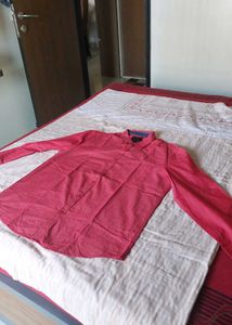 Men's Pink Long Sleeve Shirt