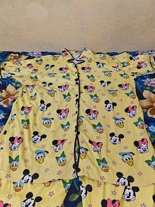 Cute Disney Character Pajama Set