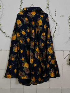 Floral Print Women's Ethnic Skirt