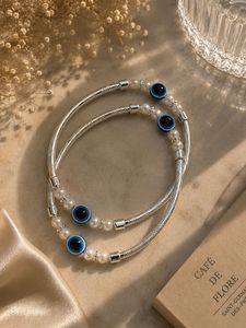 Evil Eye & Pearl Bracelets - Set of 2
