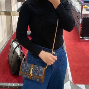 Gucci Denim Crossbody Bag