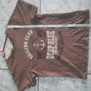 Blue Crew Neck T-Shirt