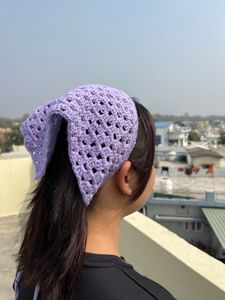 Crochet Bandana Headscarf