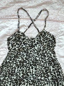 Leopard Print Summer Dress