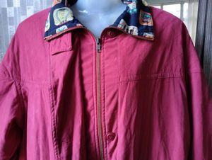 Vintage Red Utility Jacket