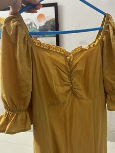Mustard Midi Dress