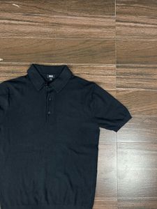 og uniqlo black  polo
